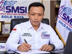 Koordinator SMSI Solo Raya Warsito dalam sidang bimbingan kepada pengurus terbaru